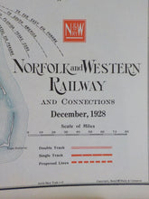 Norfolk and Western Railway Annual Report 33rd Year ended December 31 1928  MAP