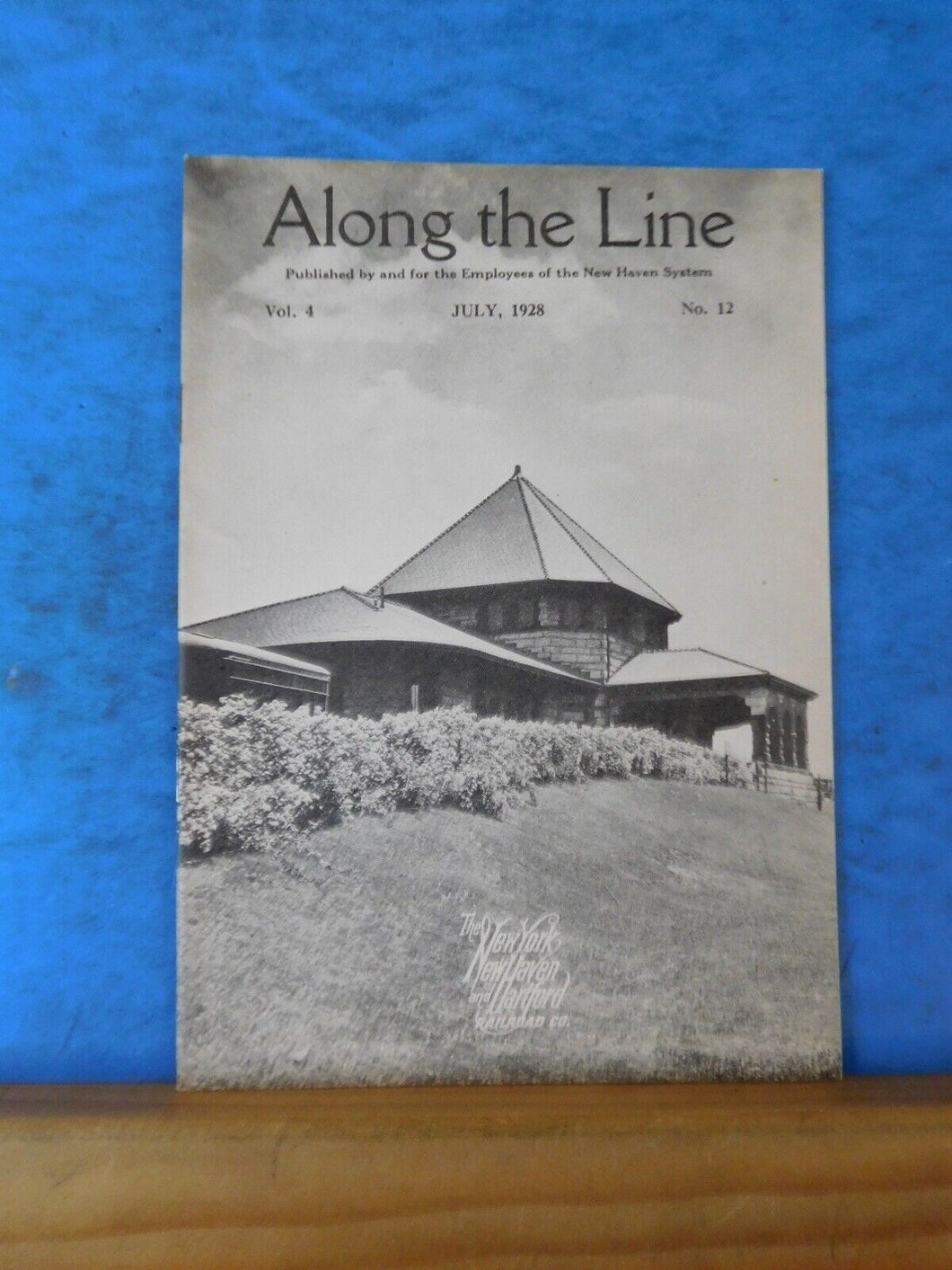 Along the Line 1928 July  New York New Haven & Hartford Employee Magazine