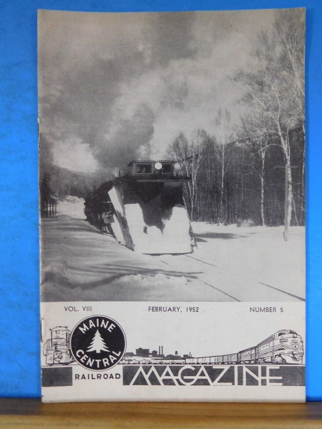Maine Central Railroad Employees Magazine 1952 February