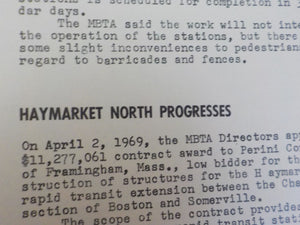 Rollsign Magazine of New England Transit News 1969 March