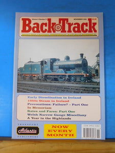 Back Track Magazine 1995 November Britain Railway History