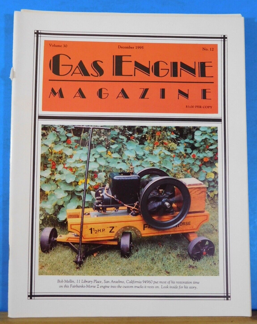 Gas Engine Magazine 1995 December Branch 26 Mid-Winter Gas-Up Tractors Built for