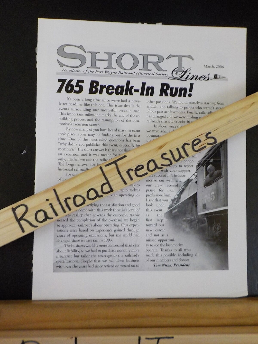 Short Lines 2006 March Fort Wayne Railroad Historical Society