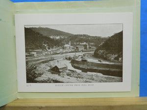 Souvenir Letter Mauch Chunk PA Postcards in a booklet Inclined plane #1 Pass car