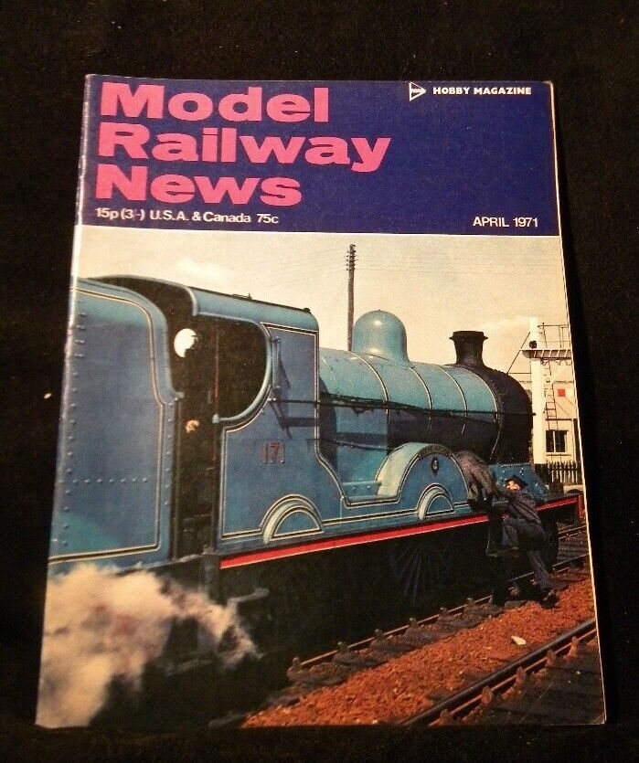 Model Railway News 1971 April Standard semaphore signals LMS LCDR Bogie Brake Wa