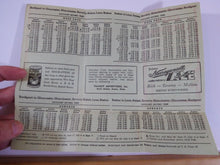 Boston & Maine Public Timetable 1936 Aug Gloucester Rockport B&M