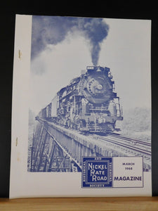 Nickel Plate Road Magazine 1968 March Roster: Bay Window Caboose