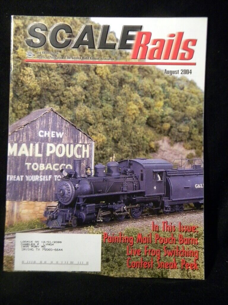 Scale Rails 2004 April May August 3 issues Scale Rails and NMRA Bulletin