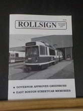 Rollsign Magazine of New England Transit News 2003 September October E Boston St