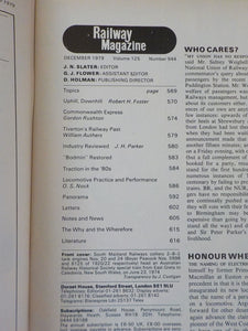 Railway Magazine 1979 December Commonwealth Express Tiverton's Railway Past