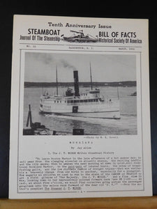 Steamboat Bill #33 March 1950 Journal of the Steamship Historical Society