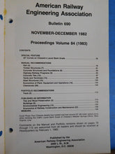 American Railway Engineering Association Bulletin 690 Nov Dec 1682 Vol 84