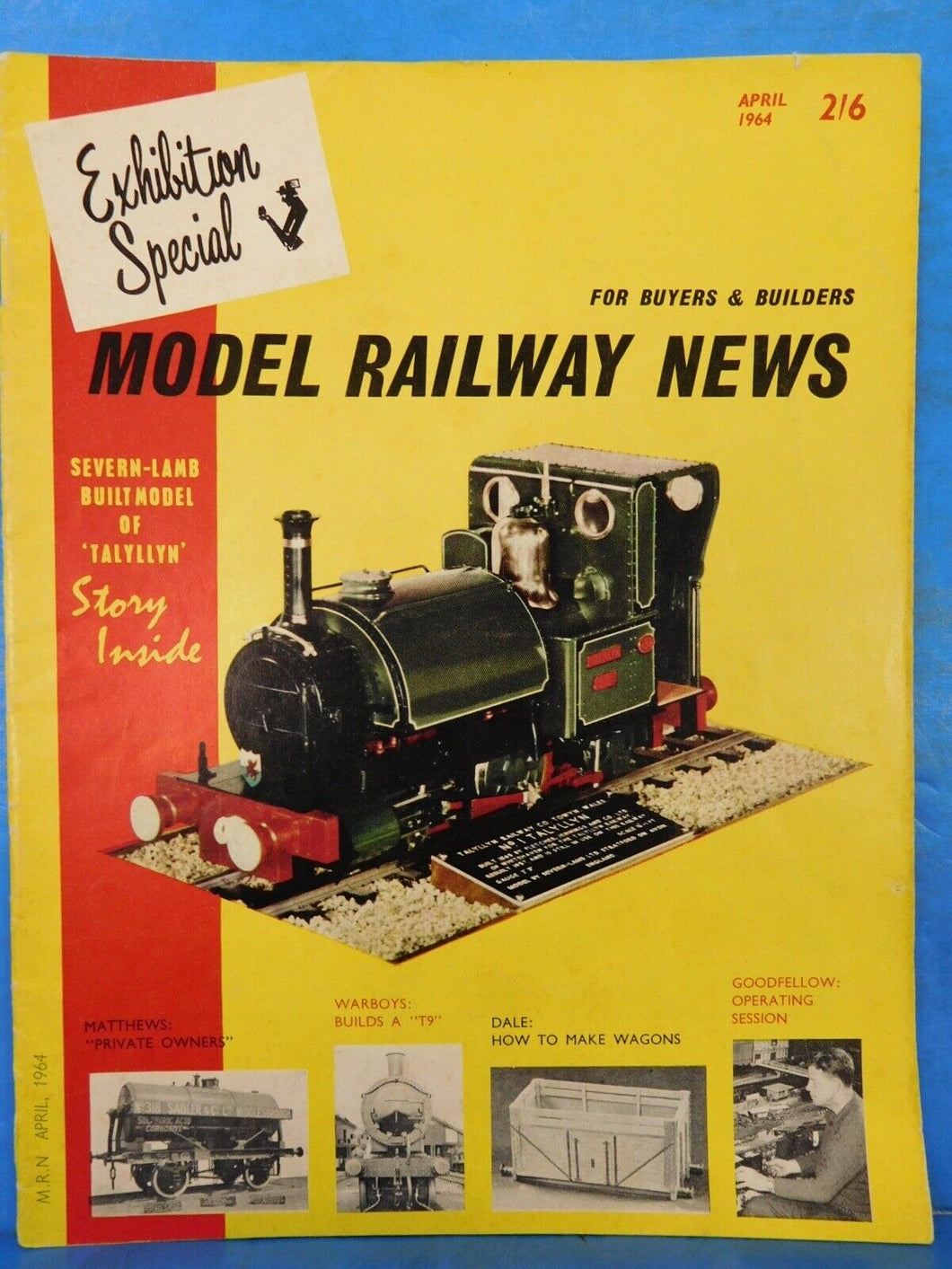 Model Railway News 1964 April MRN Album LCDR STeam Roster Cardiff Ry masonary un