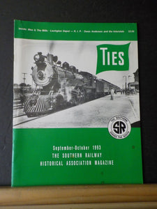 Ties Magazine Southern Railway Historical Assn 1993 September October