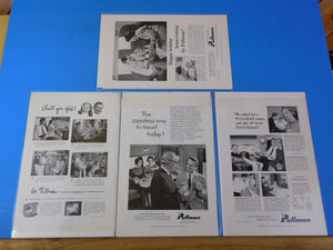 Ads Pullman Company Lot #3 Advertisements from various magazines (10)