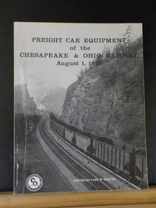 Freight Car Equipment of the Chesapeake & Ohio Railway Aug 1 1937 C&O Soft Cover