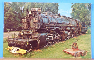 Postcard C&O locomotive #1308 Articulate Locomotive  Approx. 3 ½ X 5 ½ Inches