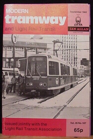 Modern Tramway and Light Railway Transit #537 Vol 45 September 1982 Isle of Man