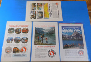 Ads Great Northern RR Lot #20 Advertisements from Various Magazines (10)