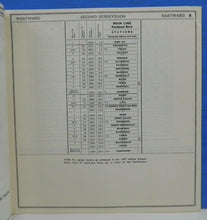 Burlington Northern employee timetable #5 1971 Portland Region BN ETT