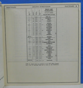Burlington Northern employee timetable #5 1971 Portland Region BN ETT
