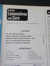Railway Locomotives and Cars 1973 December Railway TSI Chessie Dynamics of