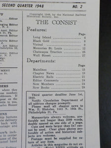 NRHS Bulletin 1948 Vol 13 #2  Long Island, Black Gold, Vicinal, Memories St Loui