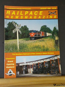 Rail Pace News Magazine 1995 August Railpace Southern Railroad of New Jersey Sal