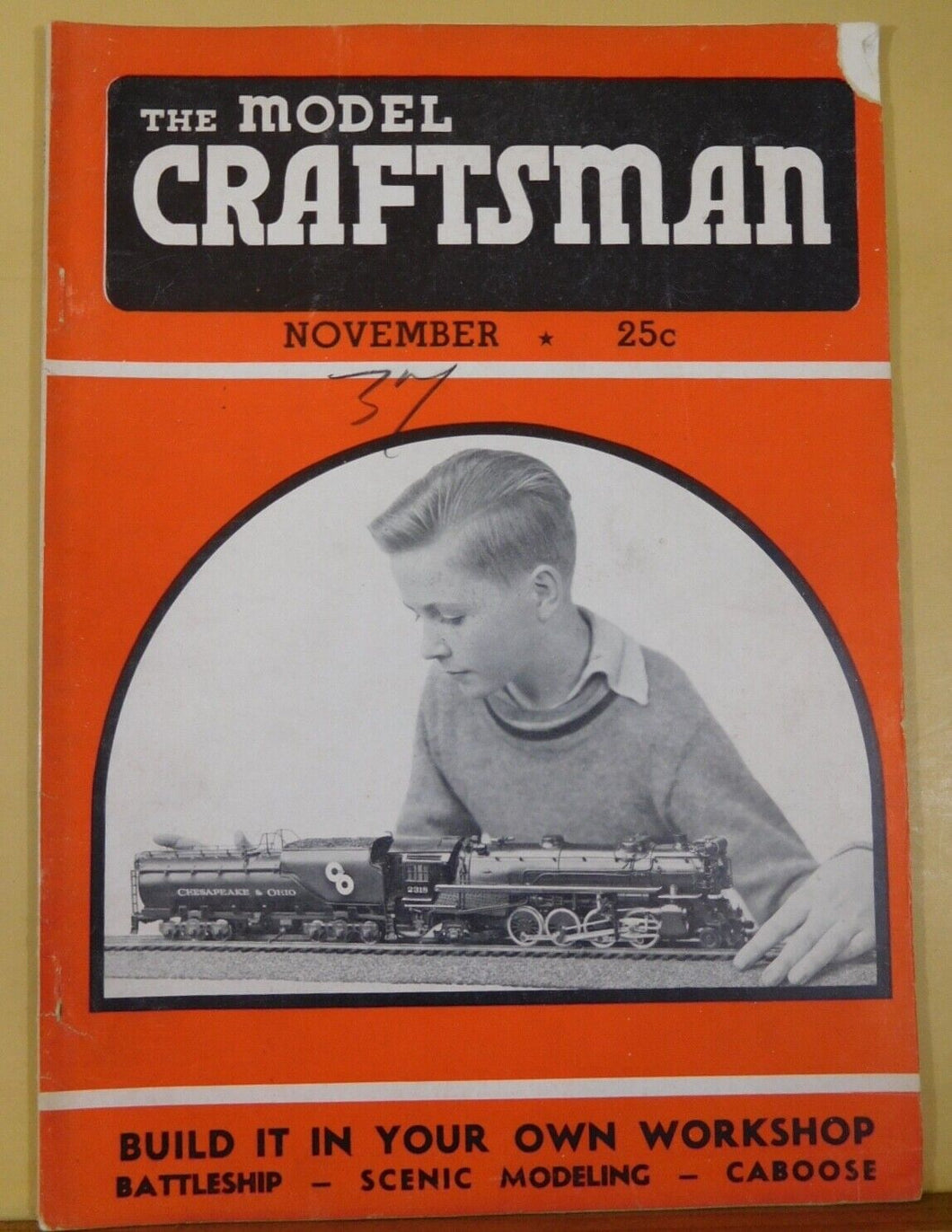 Model Craftsman RMC 1937 November Signals Switches Small town station Caboos