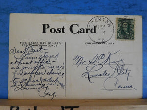Postcard Twelfth Street Depot Chicago IL Card #5466 Postmark 1909