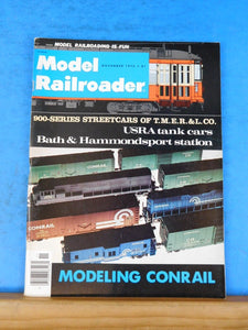 Model Railroader Magazine 1976 November 900 series streetcars TMER&L USRA tank c