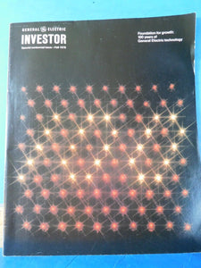 General Electric Investor Special Centennial Issue 1978 Fall