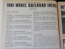 1001 Model Railroading Ideas 1971 Spring Bridge tunnel building Tips on plastic