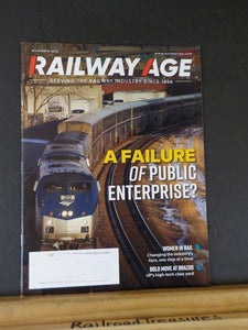 Railway Age 2018 November A failure of public enterprise Amtrak NS UP Brazos