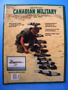 Canadian Military Then & Now 1992 Feb Vol 1 #9 Esprit de corps