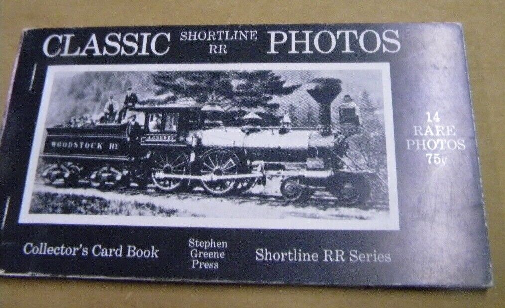 Classic Shortline RR Photos 12 postcards 1968.  The cover says 14 rare photos.