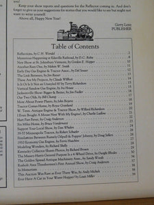 Gas Engine Magazine 1991 January Edaville Railroad Verticle Sandow Gas Engine