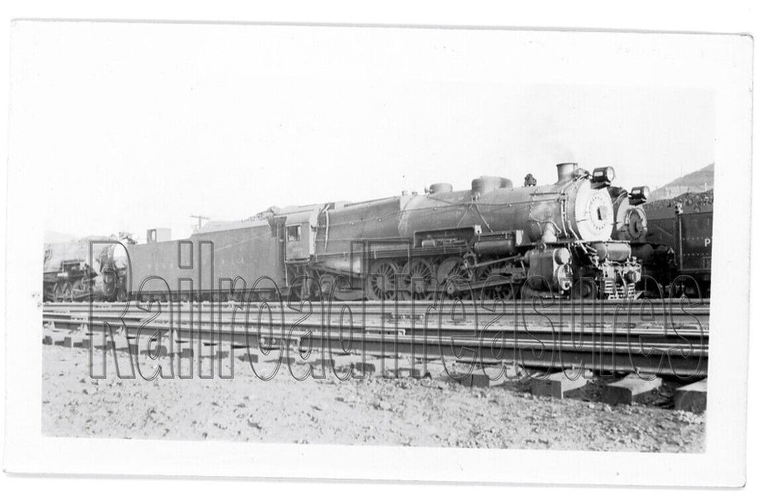 PHOTO Pennsylvania Railroad #6838 Locomotive Photo 1940 PRR 3x4