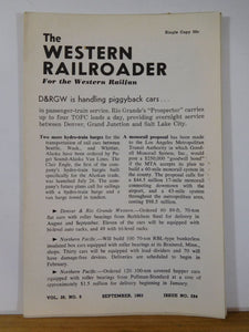 Western Railroader #284 1963 SP Stirling City Branch with photos, Construction s