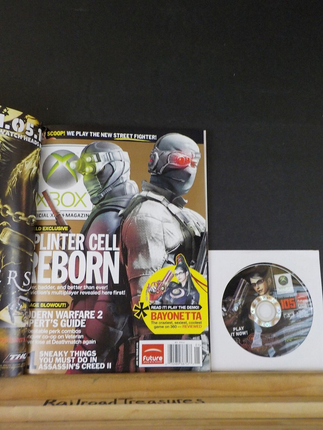 Official Xbox Magazine 2010 January with DEMO DISC Darksider Splinter Cell Rebor