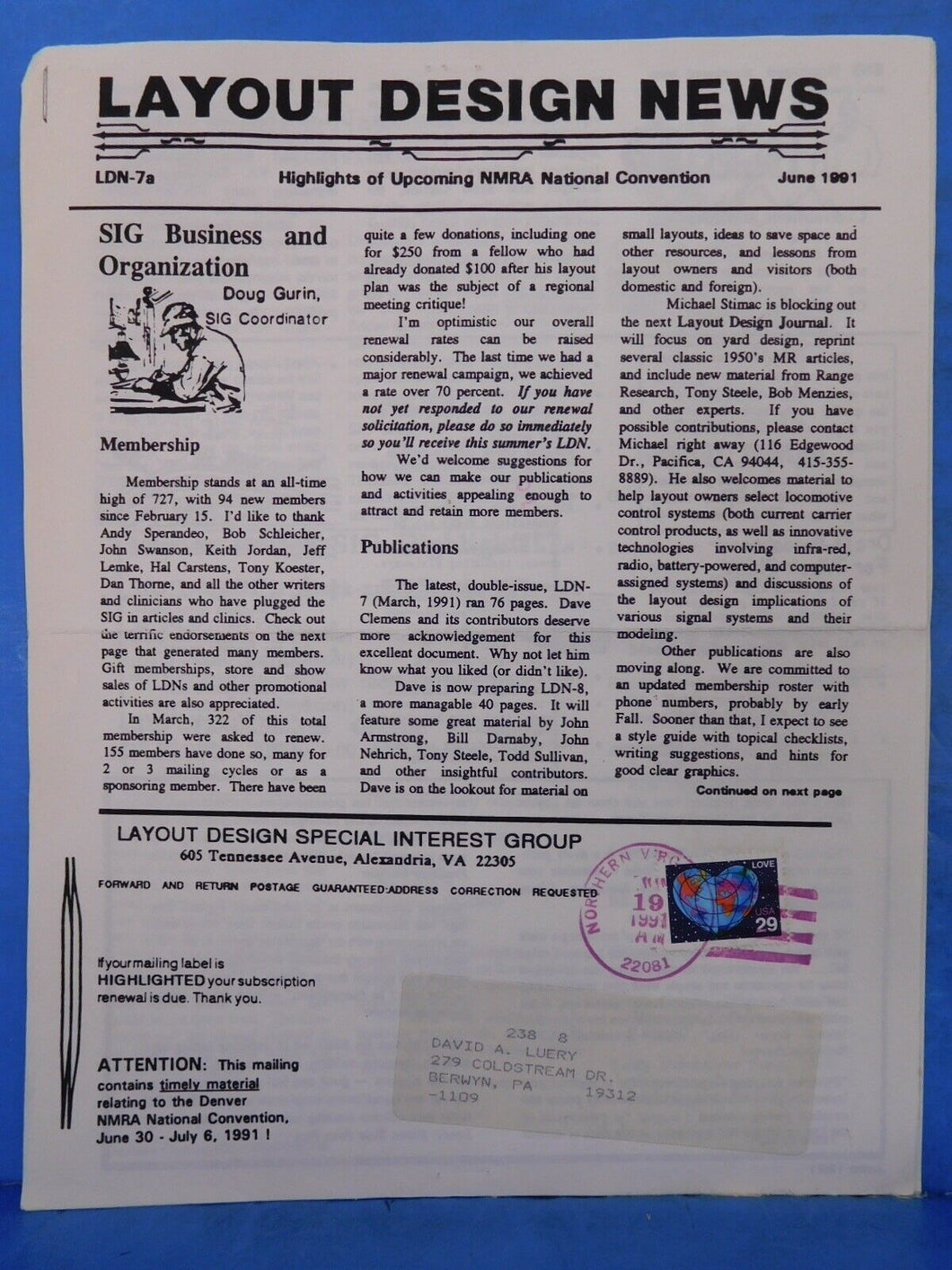 Layout Design News 1991 June