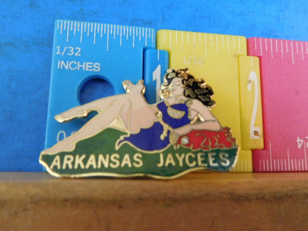 Jaycees Arkansas Lady in blue Lounging pin