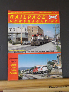 Rail Pace News Magazine 1998 November Railpace Juniata Valley RR  Grain Trains