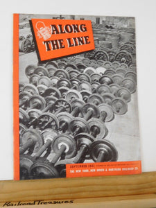 Along the Line 1941 September New York New Haven & Hartford Employee Magazine