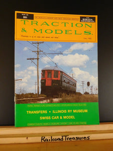 Traction & Models #201 Transfers Illinois Railway Museum Swiss car & Model