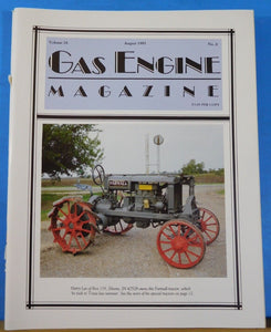 Gas Engine Magazine 1991 August Most Everyone Had An Ice House