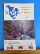 American Railway Engineering Association Bulletin 701 May 1985 Vol 86