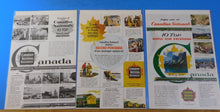 Ads Canadian National Ry Lot #8 Advertisements from Various Magazines (10)