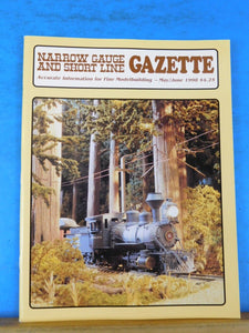 Narrow Gauge & Short Line Gazette 1998 May June Scratch-building HO gauge Shay