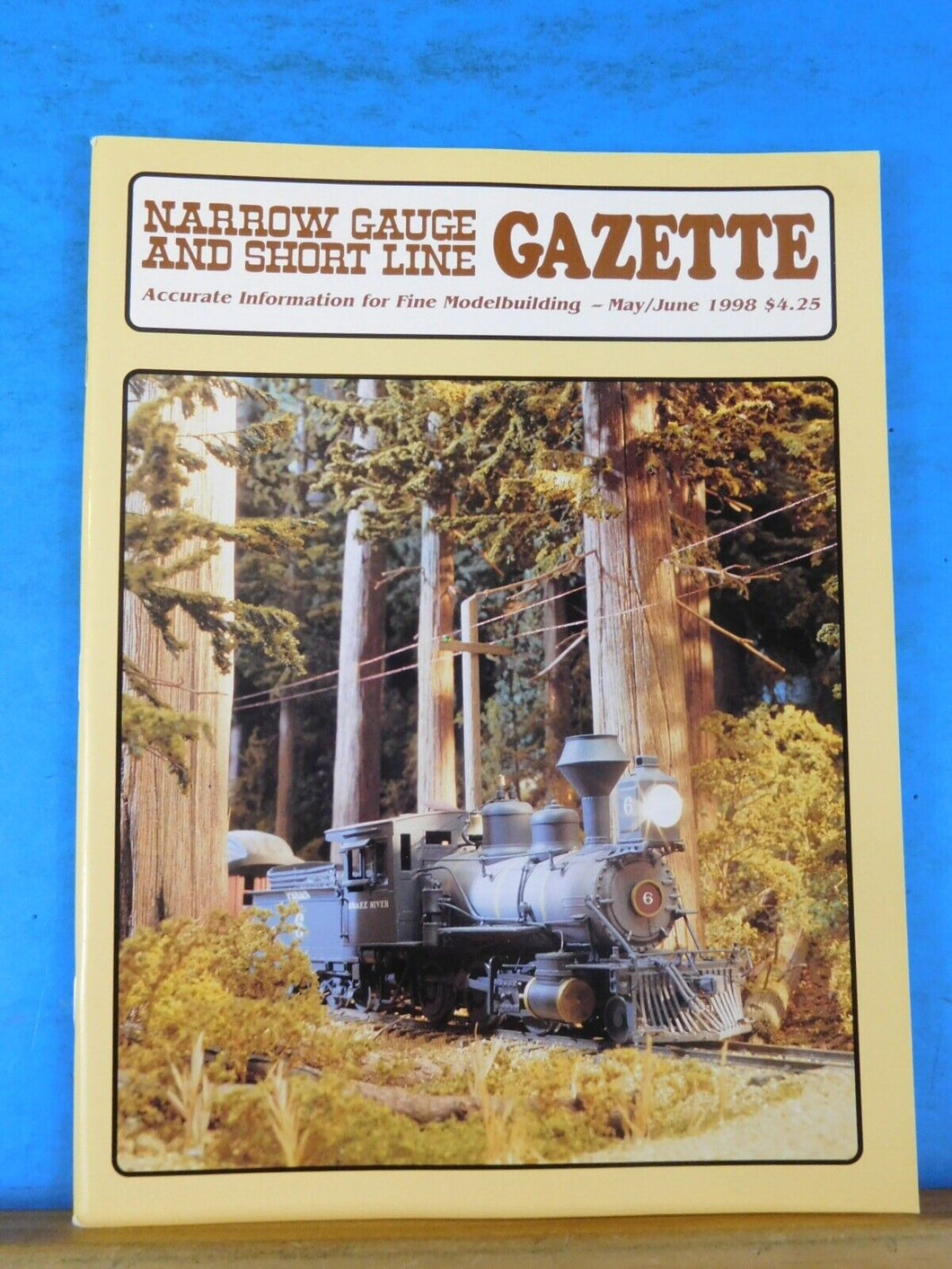Narrow Gauge & Short Line Gazette 1998 May June Scratch-building HO gauge Shay
